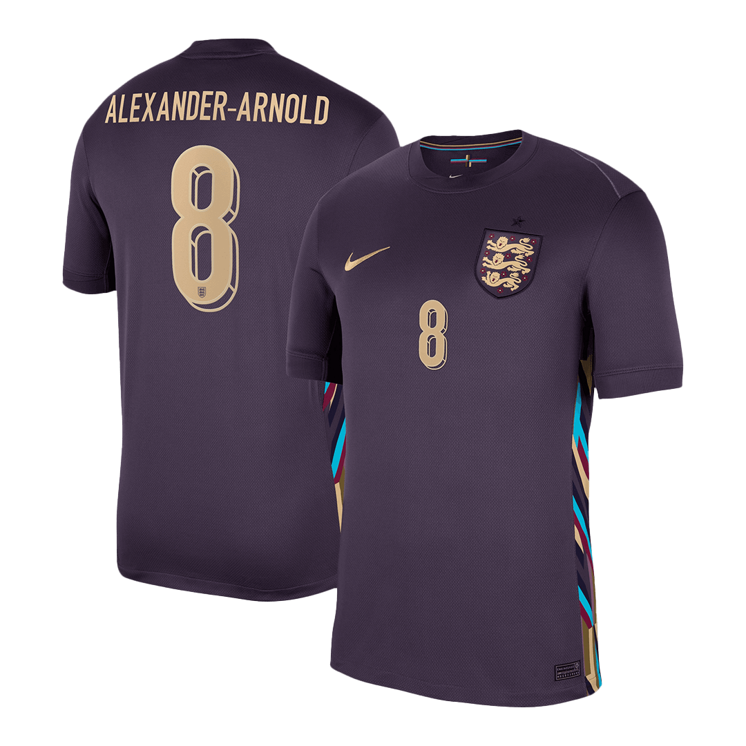 ALEXANDER-ARNOLD #8 England Away  Football Shirt Euro 2024 Best Football Kits Shop