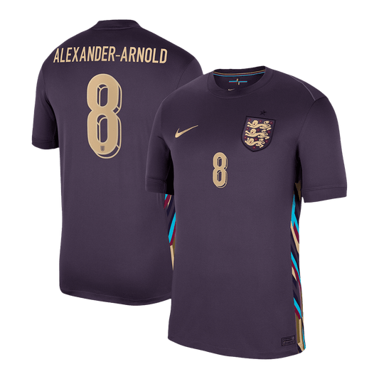ALEXANDER-ARNOLD #8 England Away  Football Shirt Euro 2024 Best Football Kits Shop