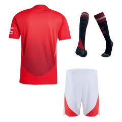 Player Version Manchester United Home  Football Shirt Kit(Jersey+Shorts+Socks) 2024/25 Best Football Kits Shop