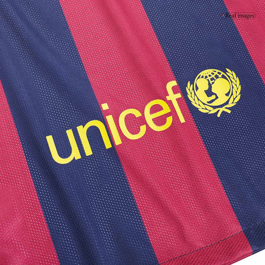 Retro NEYMAR JR #11 2014/15 Barcelona Home Long Sleeve  Football Shirt Best Football Kits Shop