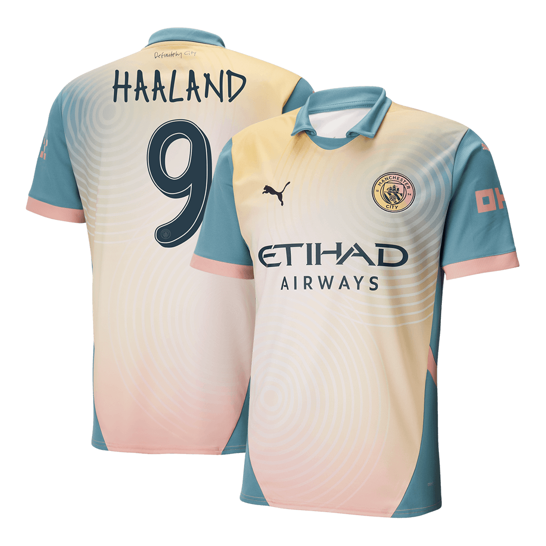 HAALAND #9 Manchester City Fourth Away  Football Shirt 2024/25 - Definitely City Best Football Kits Shop