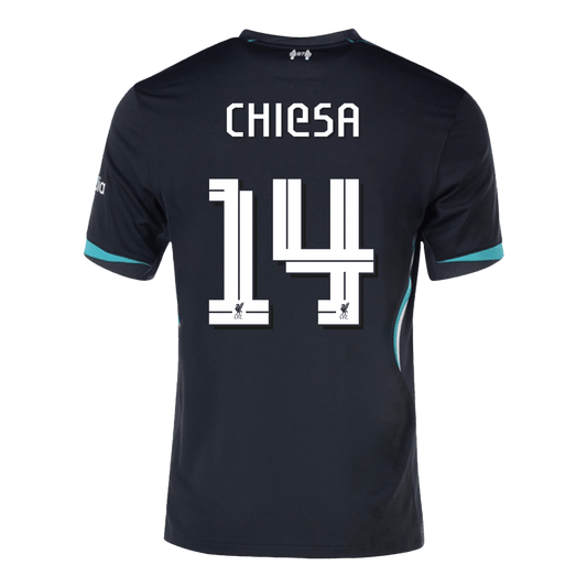 CHIESA #14 Liverpool Away  Football Shirt 2024/25 - UCL Best Football Kits Shop