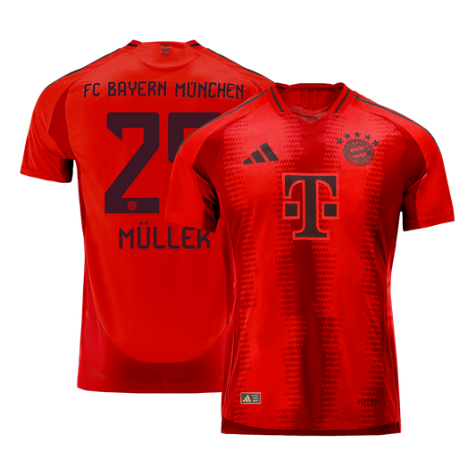 Player Version M?LLER #25 Bayern Munich Home  Football Shirt 2024/25 Best Football Kits Shop
