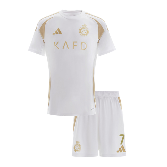 Kid's RONALDO #7 Al Nassr Third Away  Football Shirt Kit(Jersey+Shorts) 2024/25 - ACL Best Football Kits Shop