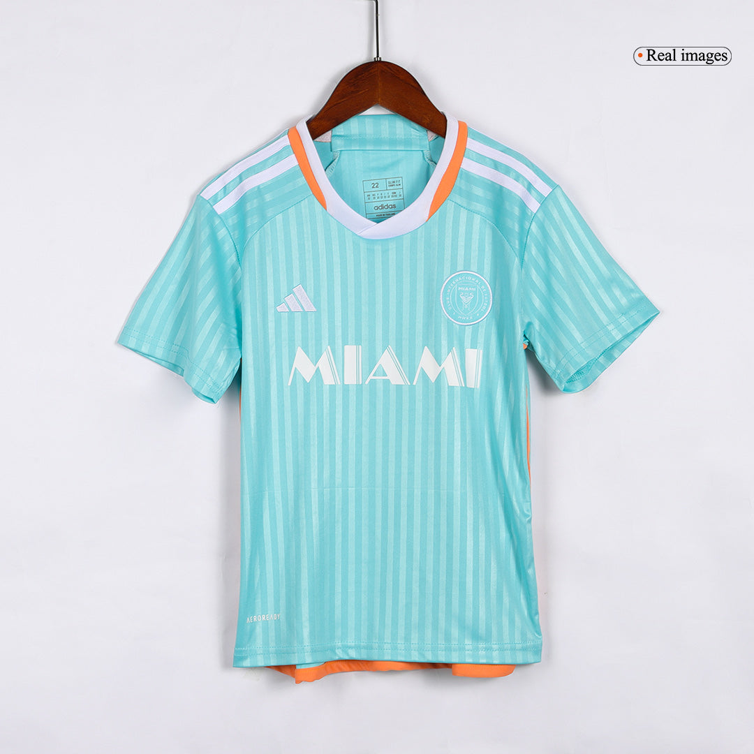 Kid's Inter Miami CF Third Away  Football Shirt Kit(Jersey+Shorts) 2024 Best Football Kits Shop