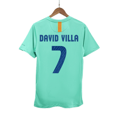 Retro DAVID VILLA #7 2010/11 Barcelona Away  Football Shirt Best Football Kits Shop