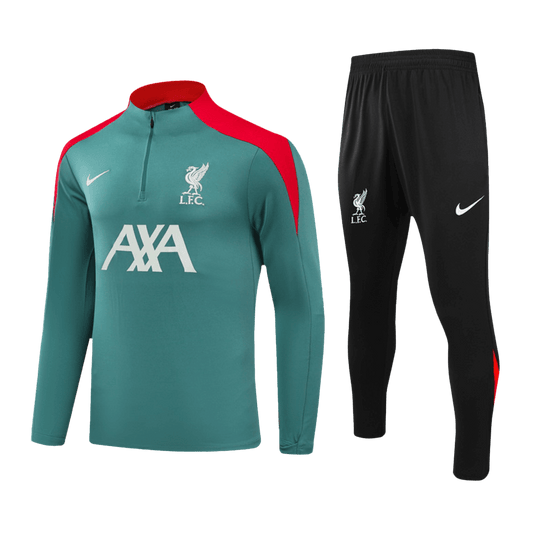 Liverpool Zipper Sweatshirt Kit(Top+Pants) 2024/25 Best Football Kits Shop