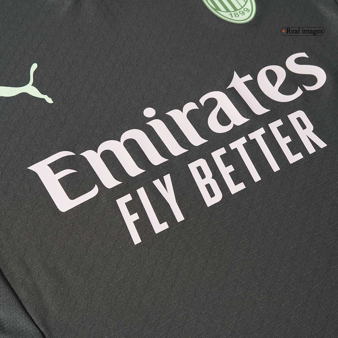 Player Version PULISIC #11 AC Milan Third Away  Football Shirt 2024/25 Best Football Kits Shop