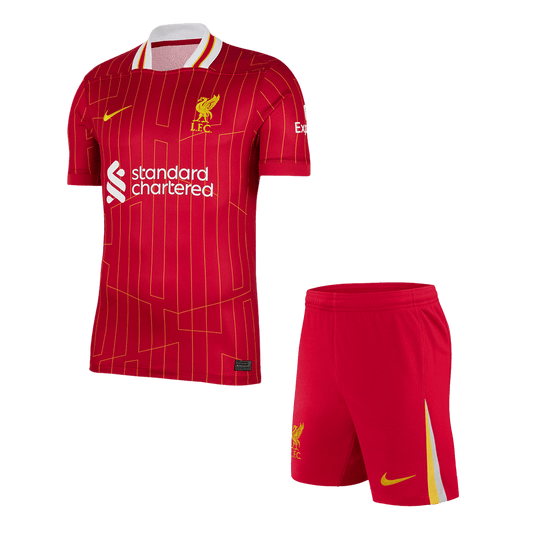 Liverpool Home  Football Shirt Kit(Jersey+Shorts) 2024/25 Best Football Kits Shop