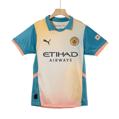 Player Version HAALAND #9 Manchester City Fourth Away  Football Shirt 2024/25- Definitely City (UCL) Best Football Kits Shop