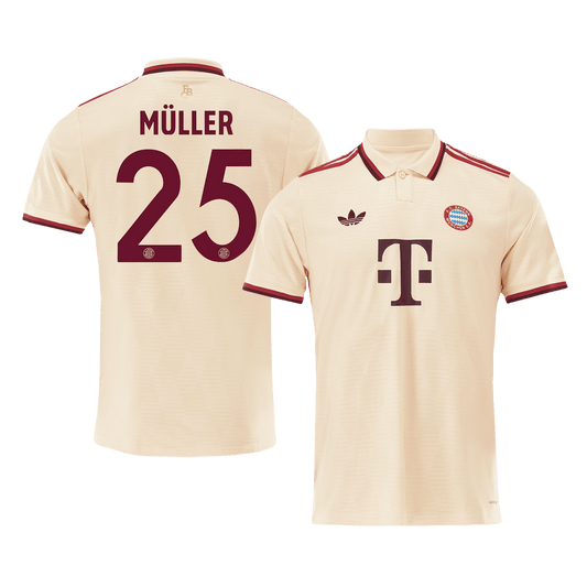 MÜLLER #25 Bayern Munich Third Away  Football Shirt 2024/25 - UCL Best Football Kits Shop