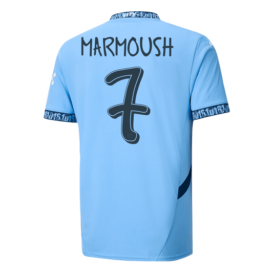 MARMOUSH #7 Manchester City Home  Football Shirt 2024/25 - UCL Best Football Kits Shop