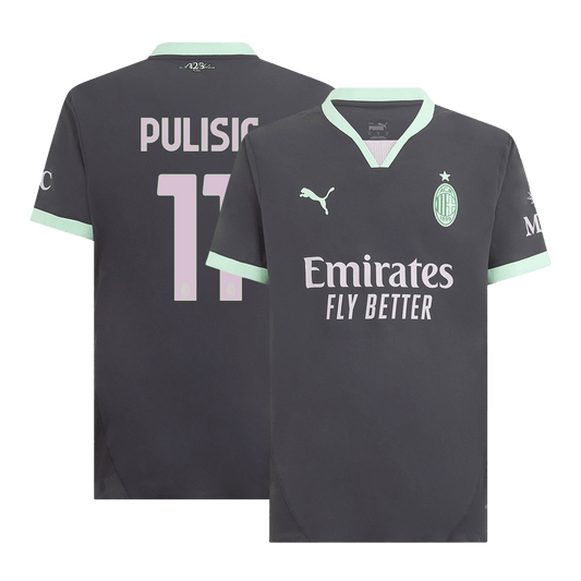 Player Version PULISIC #11 AC Milan Third Away  Football Shirt 2024/25 Best Football Kits Shop