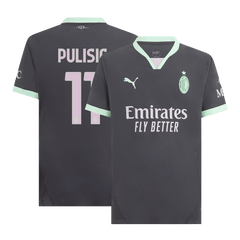 Player Version PULISIC #11 AC Milan Third Away  Football Shirt 2024/25 Best Football Kits Shop