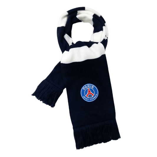 PSG Soccer knitting Scarf Black&White Best Football Kits Shop