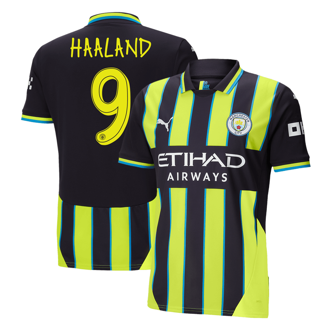 HAALAND #9 Manchester City Away  Football Shirt 2024/25 - UCL Best Football Kits Shop