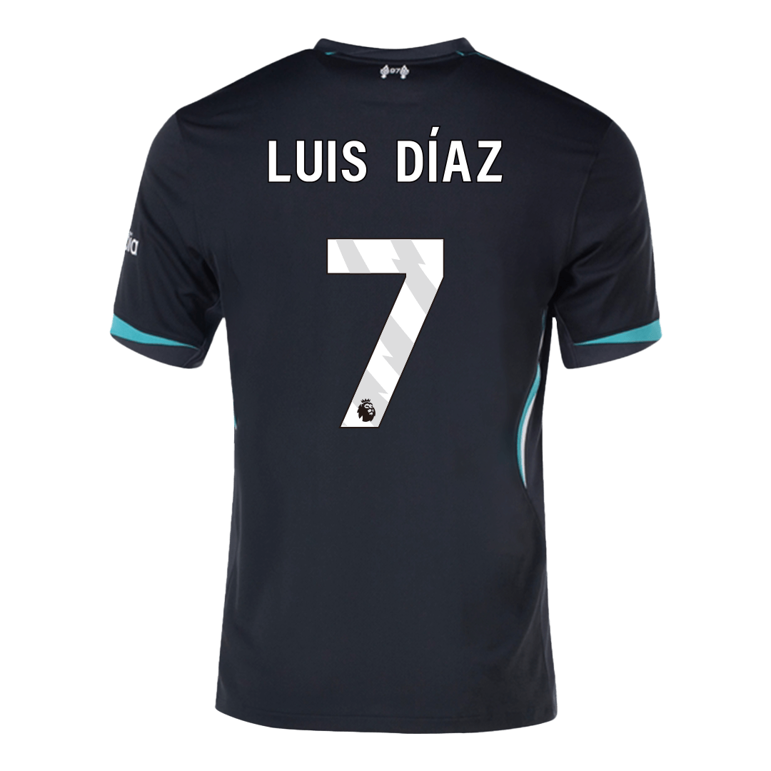 Luis Díaz #7 Liverpool Away  Football Shirt 2024/25 Best Football Kits Shop