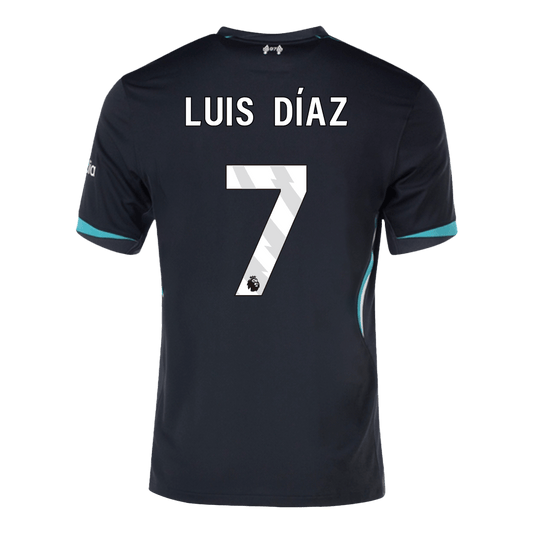 Luis Díaz #7 Liverpool Away  Football Shirt 2024/25 Best Football Kits Shop