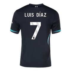 Luis Díaz #7 Liverpool Away  Football Shirt 2024/25 Best Football Kits Shop