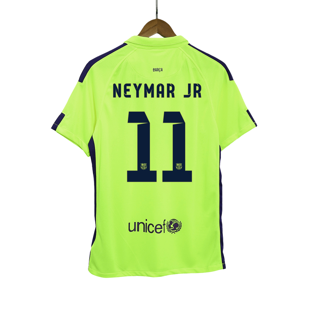 Retro NEYMAR JR #11 2014/15 Barcelona Third Away  Football Shirt Best Football Kits Shop
