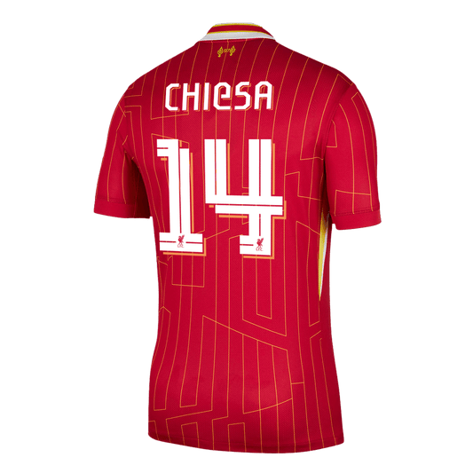 CHIESA #14 Liverpool Home  Football Shirt 2024/25 - UCL Best Football Kits Shop