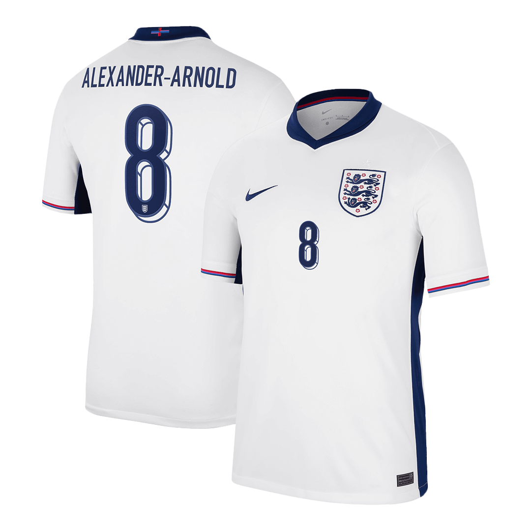 ALEXANDER-ARNOLD #8 England Home  Football Shirt Euro 2024 Best Football Kits Shop