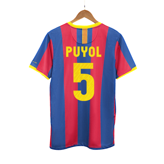 Retro PUYOL #5 2010/11 Barcelona Home  Football Shirt Best Football Kits Shop