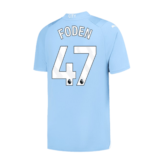 FODEN #47 Manchester City Home  Football Shirt 2023/24 Best Football Kits Shop