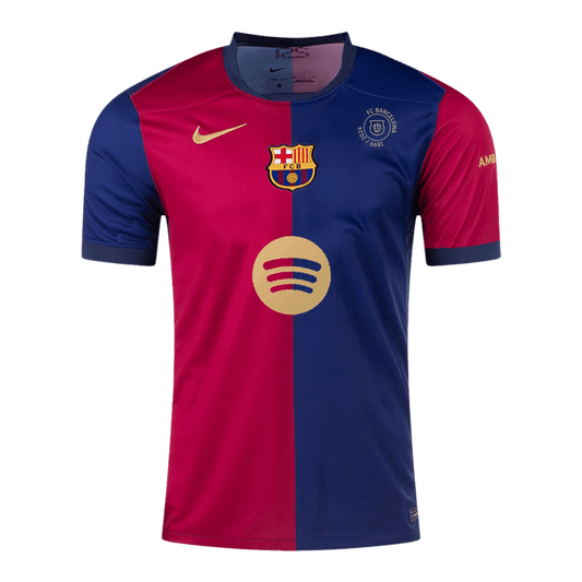 Barcelona Home  Football Shirt 2024/25 - 125th Anniversary(Spotify Logo Without Text) Best Football Kits Shop