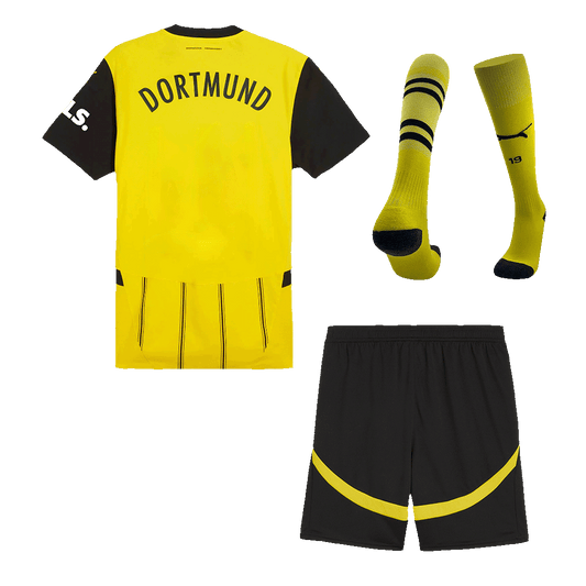 Borussia Dortmund Home  Football Shirt Kit(Jersey+Shorts+Socks) 2024/25 Best Football Kits Shop