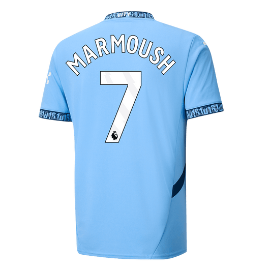 MARMOUSH #7 Manchester City Home  Football Shirt 2024/25 Best Football Kits Shop