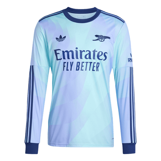 Arsenal Third Away Long Sleeve  Football Shirt 2024/25 Best Football Kits Shop