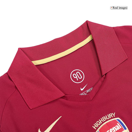Retro BERGKAMP #10 2005/06 Arsenal Home  Football Shirt Best Football Kits Shop