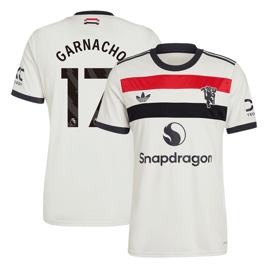 GARNACHO #17 Manchester United Third Away  Football Shirt 2024/25 Best Football Kits Shop
