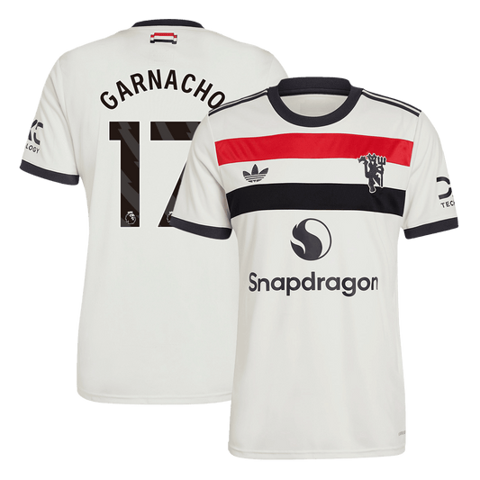 GARNACHO #17 Manchester United Third Away  Football Shirt 2024/25 Best Football Kits Shop