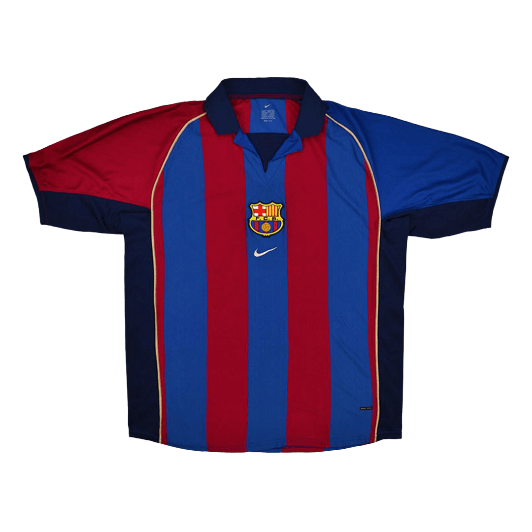 Retro XAVI #6 2001/02 Barcelona Home  Football Shirt Best Football Kits Shop