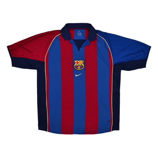 Retro XAVI #6 2001/02 Barcelona Home  Football Shirt Best Football Kits Shop