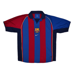 Retro XAVI #6 2001/02 Barcelona Home  Football Shirt Best Football Kits Shop
