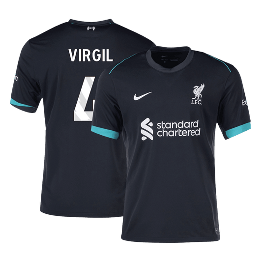 VIRGIL #4 Liverpool Away  Football Shirt 2024/25 Best Football Kits Shop