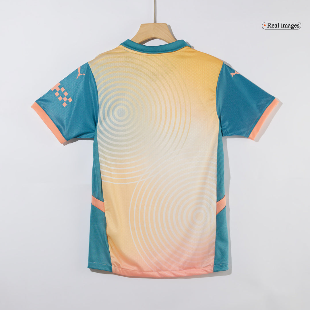 Player Version HAALAND #9 Manchester City Fourth Away  Football Shirt 2024/25- Definitely City (UCL) Best Football Kits Shop