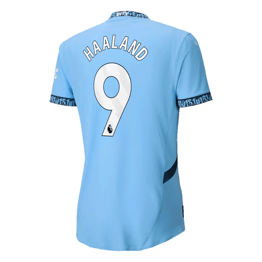 Player Version HAALAND #9 Manchester City Home  Football Shirt 2024/25 Best Football Kits Shop