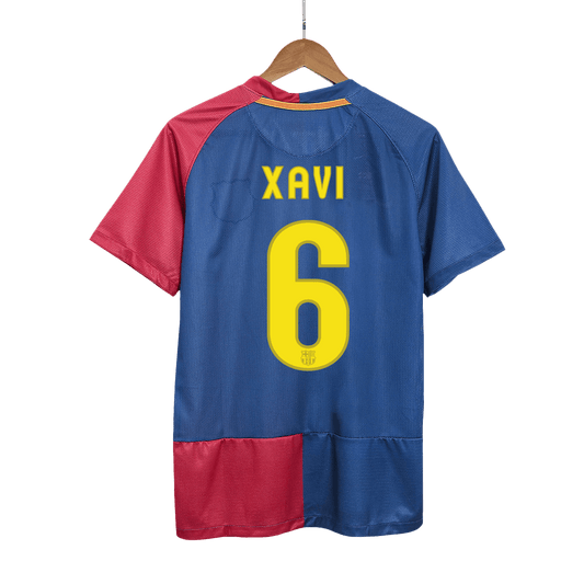 Retro XAVI #6 2008/09 Barcelona Home  Football Shirt Best Football Kits Shop