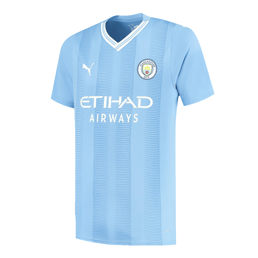 GVARDIOL #24 Manchester City Home  Football Shirt 2023/24 - UCL Best Football Kits Shop