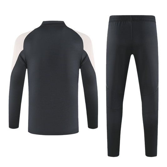 Kid's Real Madrid Zipper Sweatshirt Kit(Top+Pants) 2024/25 Best Football Kits Shop