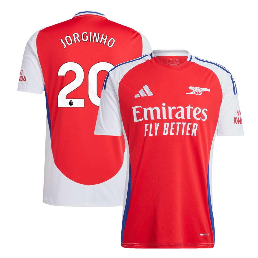 JORGINHO #20 Arsenal Home  Football Shirt 2024/25 Best Football Kits Shop