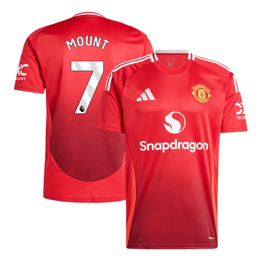 MOUNT #7 Manchester United Home  Football Shirt 2024/25 Best Football Kits Shop