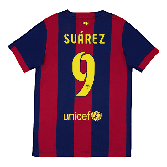 Retro Suárez #9 2014/15 Barcelona Home  Football Shirt Best Football Kits Shop