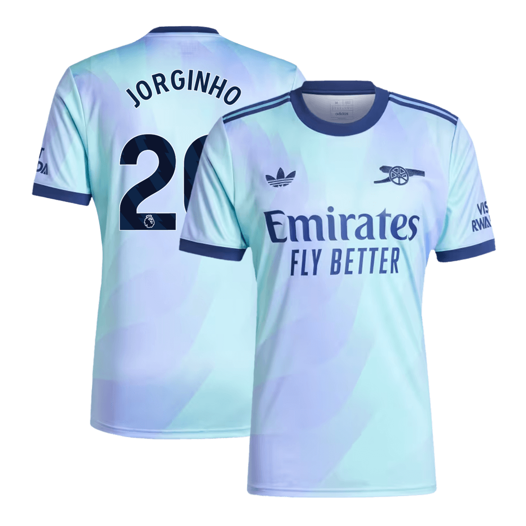 JORGINHO #20 Arsenal Third Away  Football Shirt 2024/25 Best Football Kits Shop