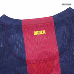 Retro Suárez #9 2014/15 Barcelona Home Long Sleeve  Football Shirt Best Football Kits Shop