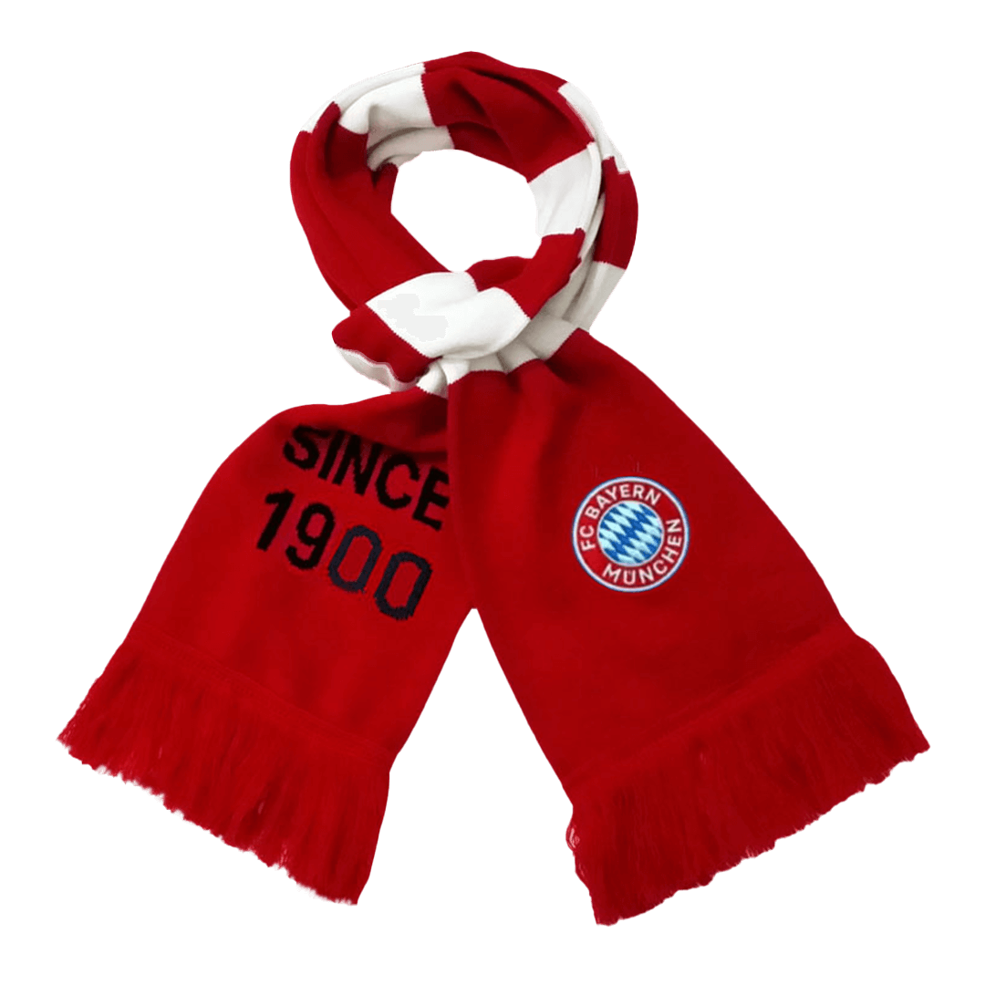Bayern Munich Soccer knitting Scarf Red&White Best Football Kits Shop